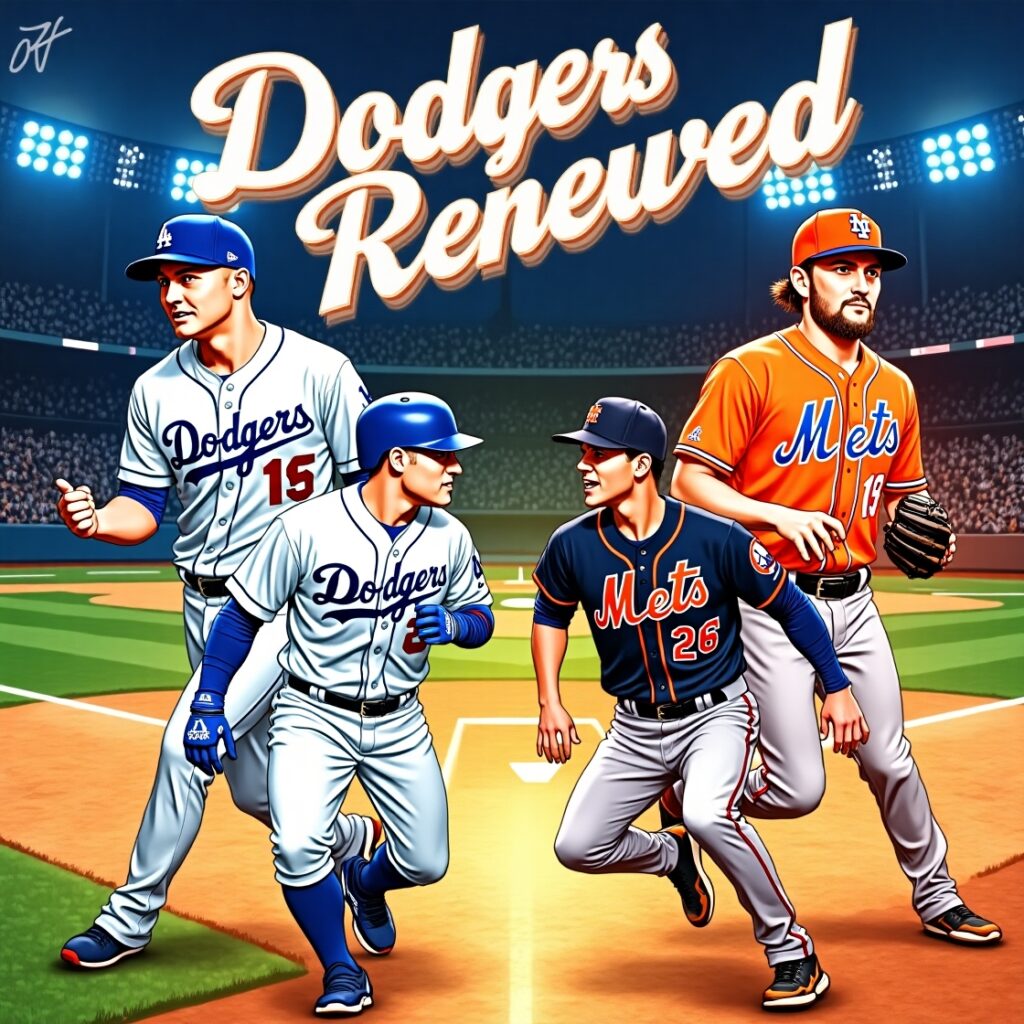 dodgers versus mets