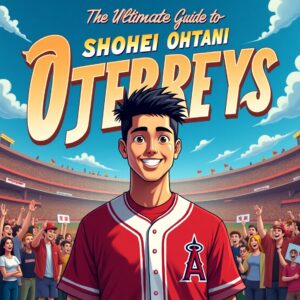 Flux Dev A vibrant and colorful thumbnail featuring Shohei Oht 3