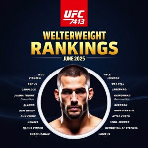 Latest UFC Welterweight Rankings June 2025 Breakdown 