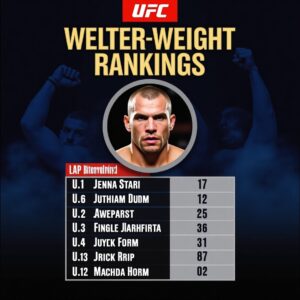 Latest UFC Welterweight Rankings June 2025 Breakdown 