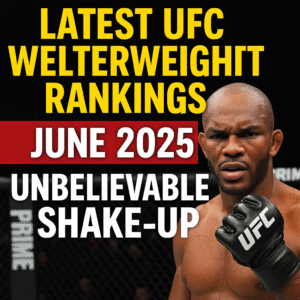 Latest UFC Welterweight Rankings June 2025 Breakdown 