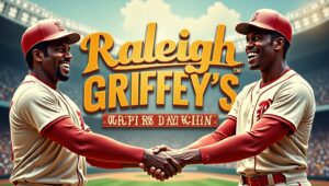 raleigh ties griffeys baseball