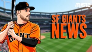 SF Giants News: Best First-Hand Report from the Field 2025 " thambnail bana kr dena difrant banao add PLAYAR add text nd orginal images only