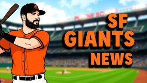 SF Giants News: Best First-Hand Report from the Field 2025 " thambnail bana kr dena difrant banao add PLAYAR add text nd orginal images only