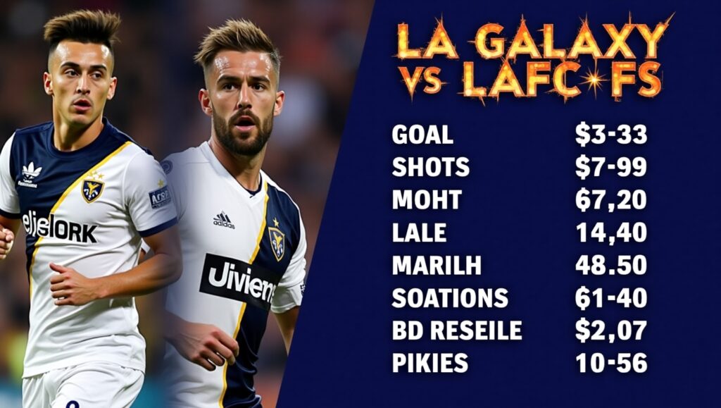 la galaxy vs lafc stats