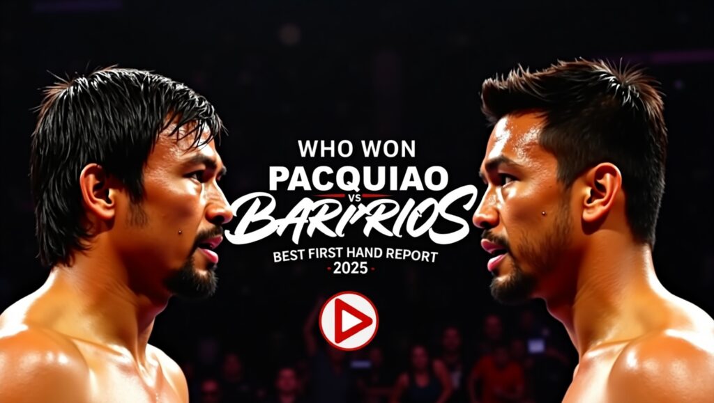 who won pacquiao vs barrios