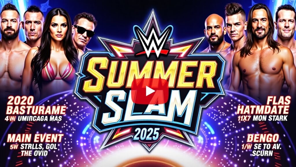 wwe summerslam match card 2025