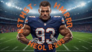 big calves football player