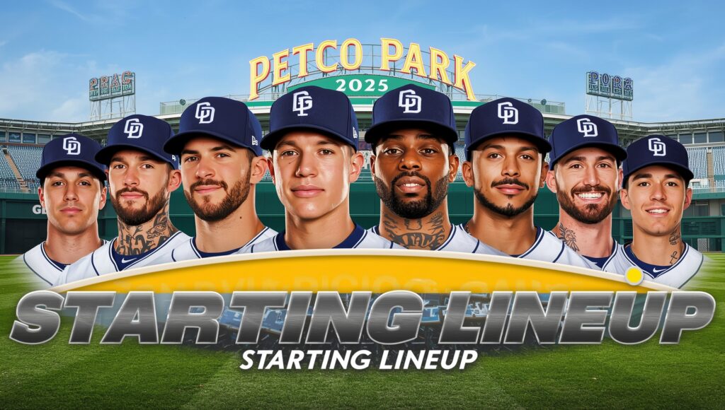 padres starting lineup today