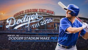 how much does dodger stadium make per game