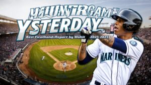 Mariners Game Yesterday