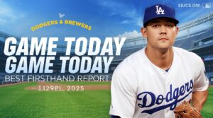 dodgers brewers game today