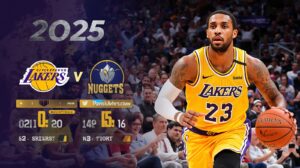 lakers vs nuggets score