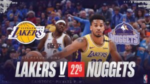 lakers vs nuggets score