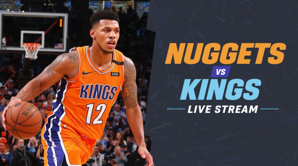 nuggets vs kings live stream