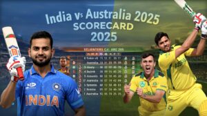 india national cricket team vs australian men’s cricket team match scorecard