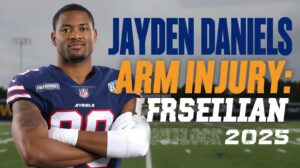 jayden daniels arm injury