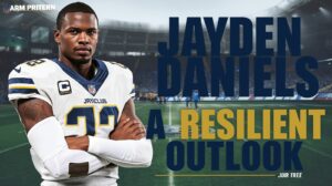 jayden daniels arm injury